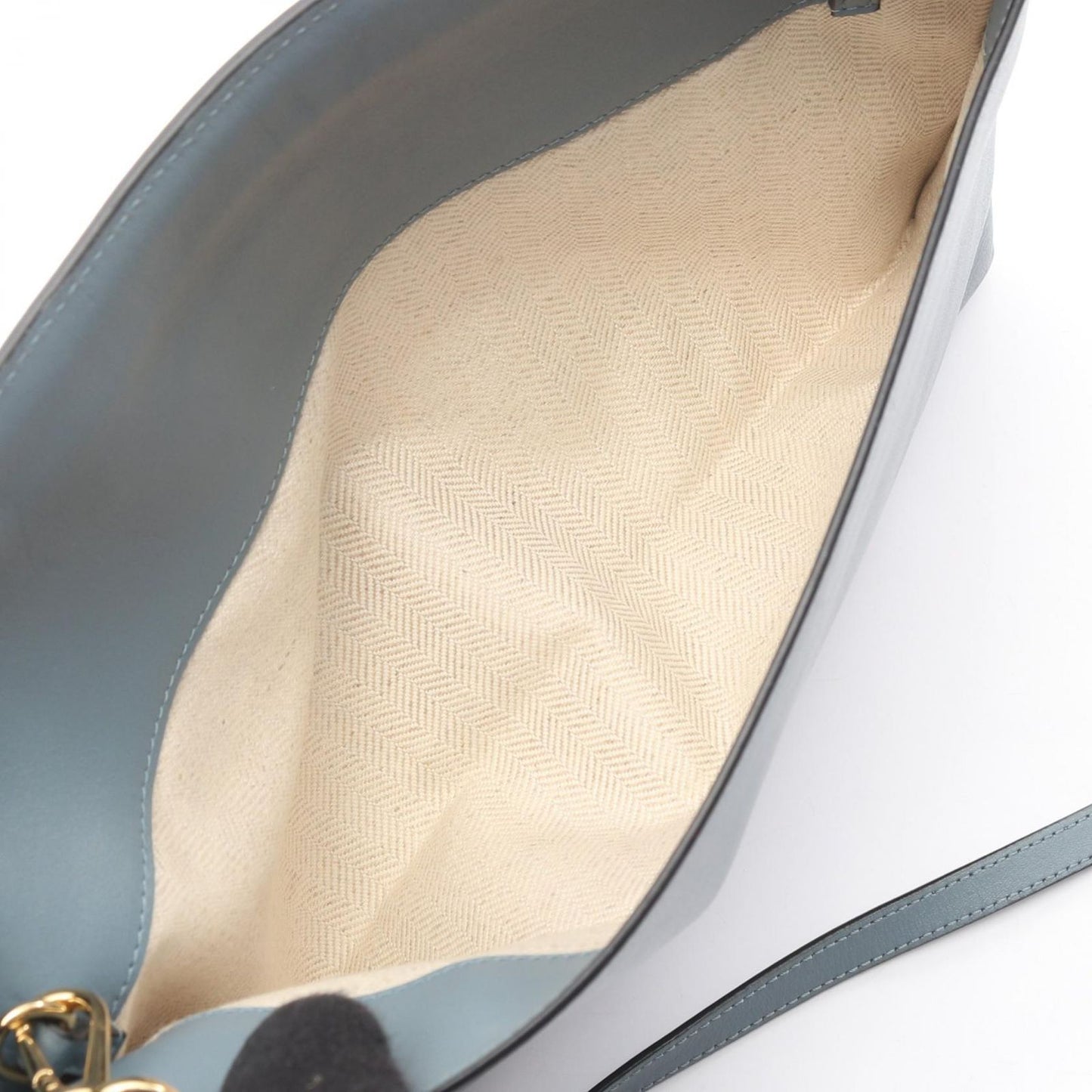 Loewe Shoulder Bag T Pouch Anagram Light Blue Leather — view 9
