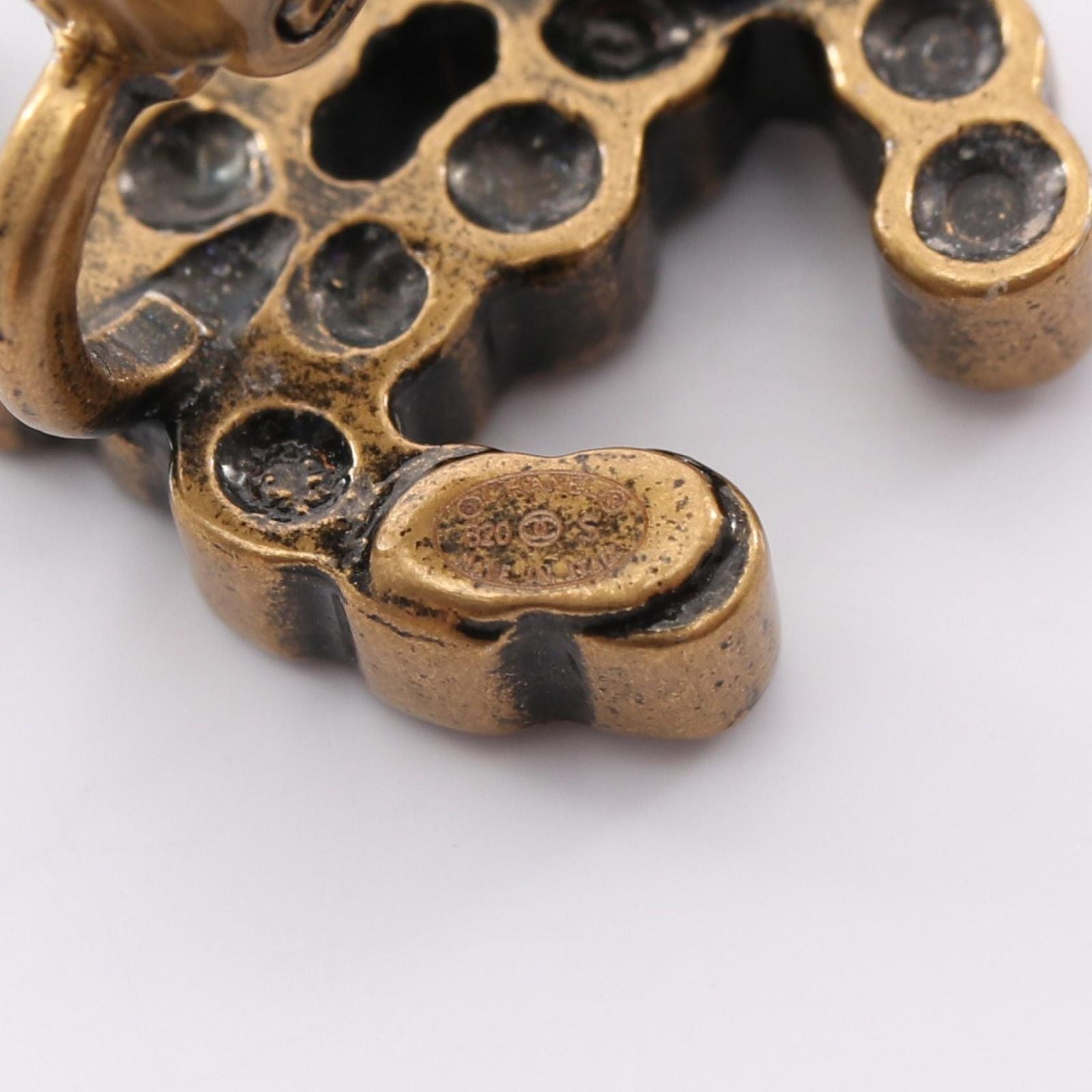 Chanel Earrings CC Logo — view 3