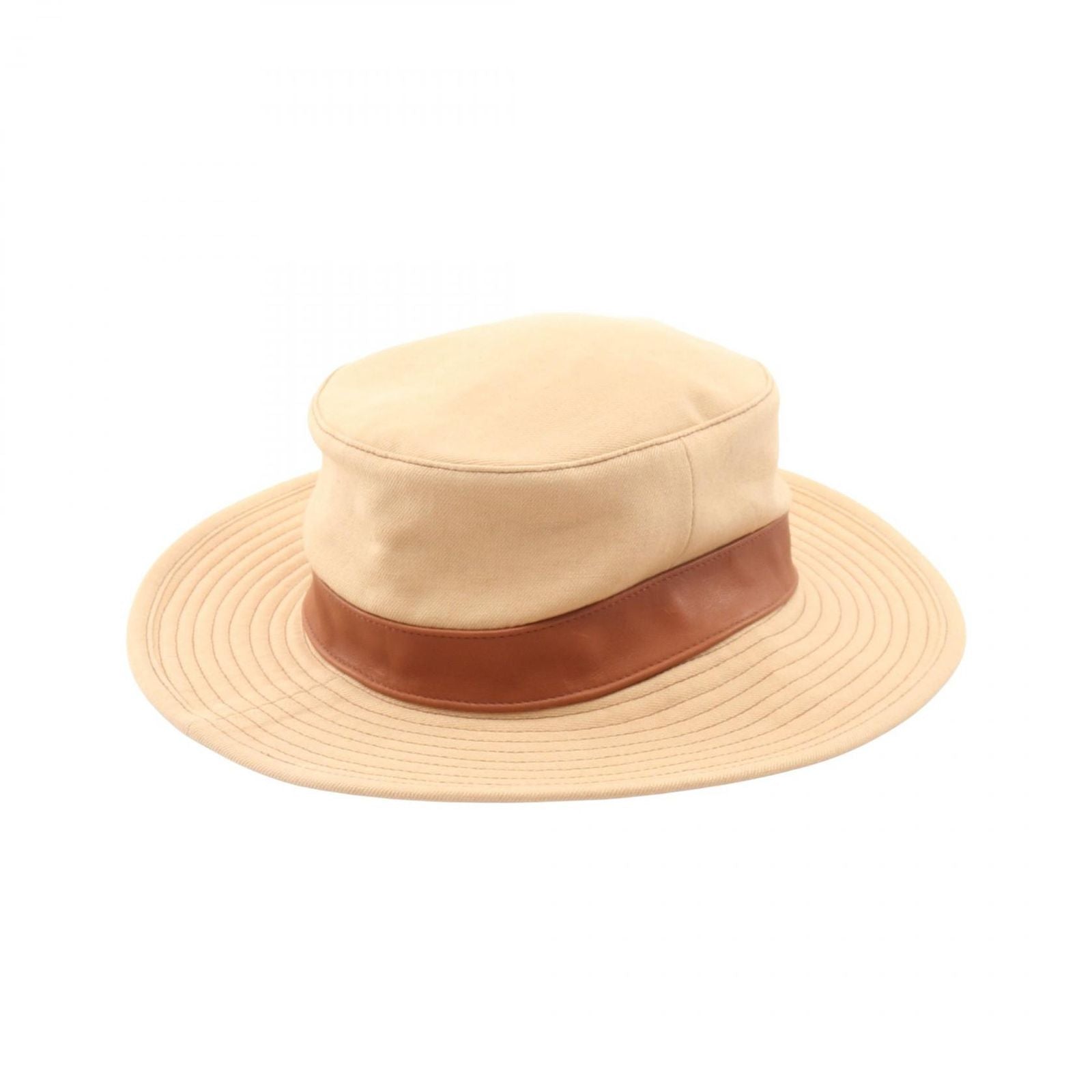 Hermes Hat Fabric Leather Hat — view 2