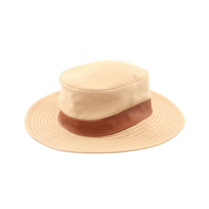 Hermes Hat Fabric Leather Hat — view 2