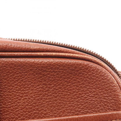 Saint Laurent Paris Shoulder Bag Brown Leather — view 9