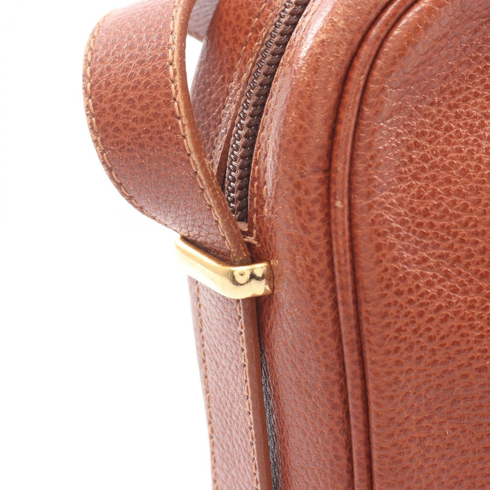 Saint Laurent Paris Shoulder Bag Brown Leather — view 7