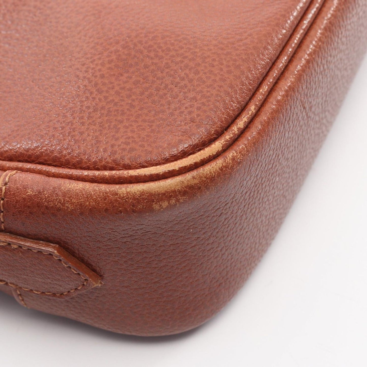 Saint Laurent Paris Shoulder Bag Brown Leather — view 5