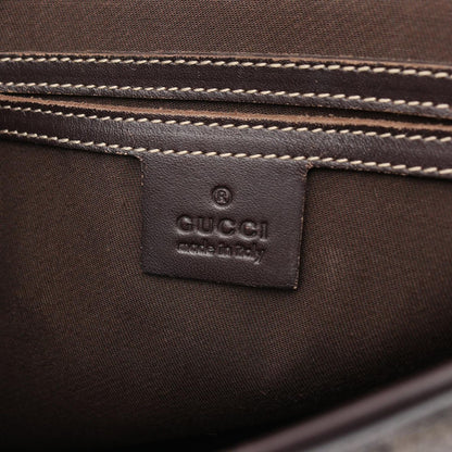 Gucci Shoulder Bag GG Supreme Beige Canvas Leather — view 4