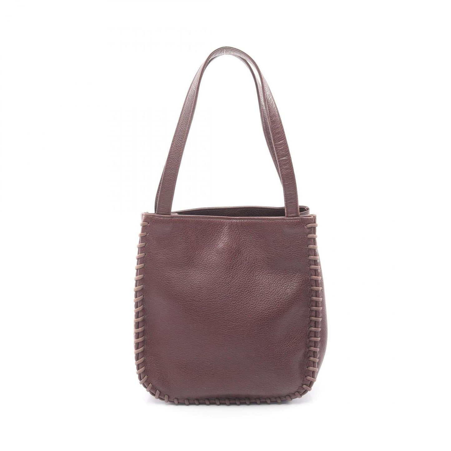 Saint Laurent Yves Handbag Brown Leather