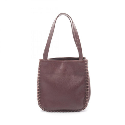Saint Laurent Yves Handbag Brown Leather