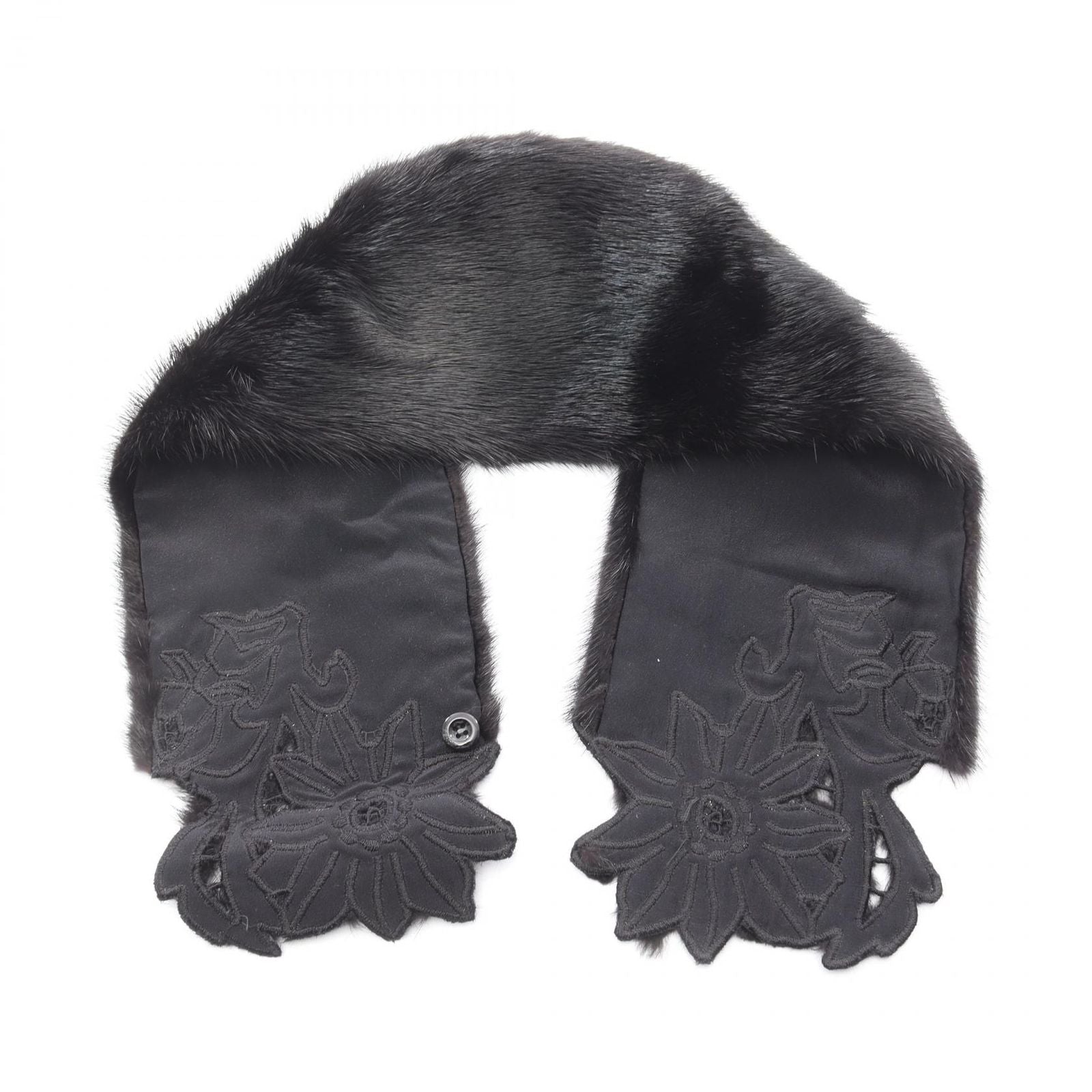 Fendi Scarf Tippet Scarves Black — view 2