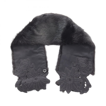 Fendi Scarf Tippet Scarves Black — view 2