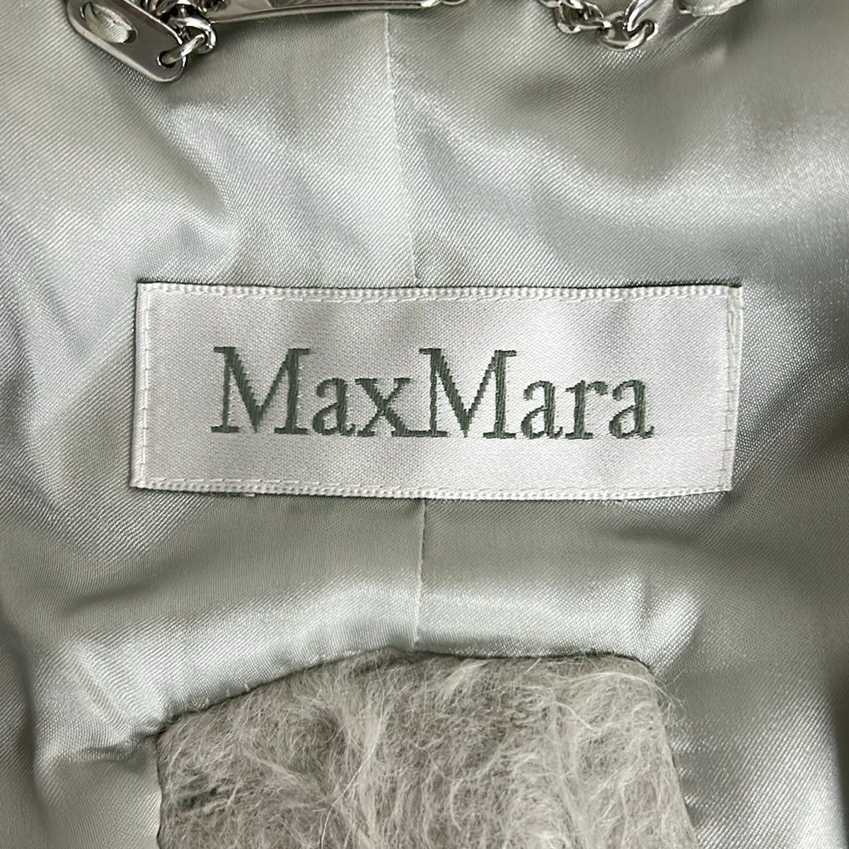 Max Mara Coat 38 S Light Green Long Sleeve Winter — view 3