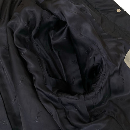 Dior Coat 50 XL Dark Navy Silk — view 9