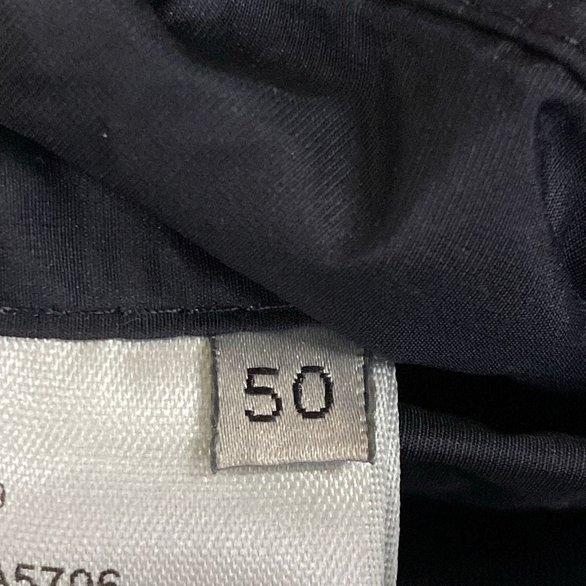 Dior Coat 50 XL Dark Navy Silk — view 5