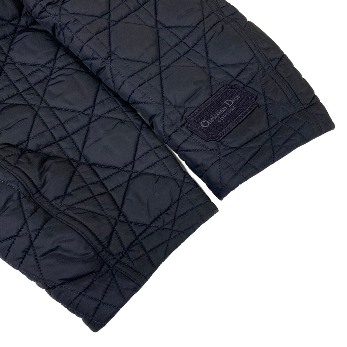 Dior Coat 50 XL Dark Navy Silk — view 6
