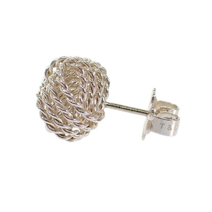 Tiffany & Co Somerset Twist Knot Earrings 925 Sterling Silver — view 3