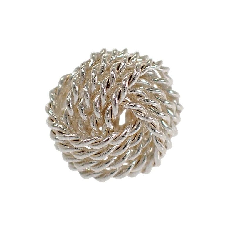 Tiffany & Co Somerset Twist Knot Earrings 925 Sterling Silver — view 5