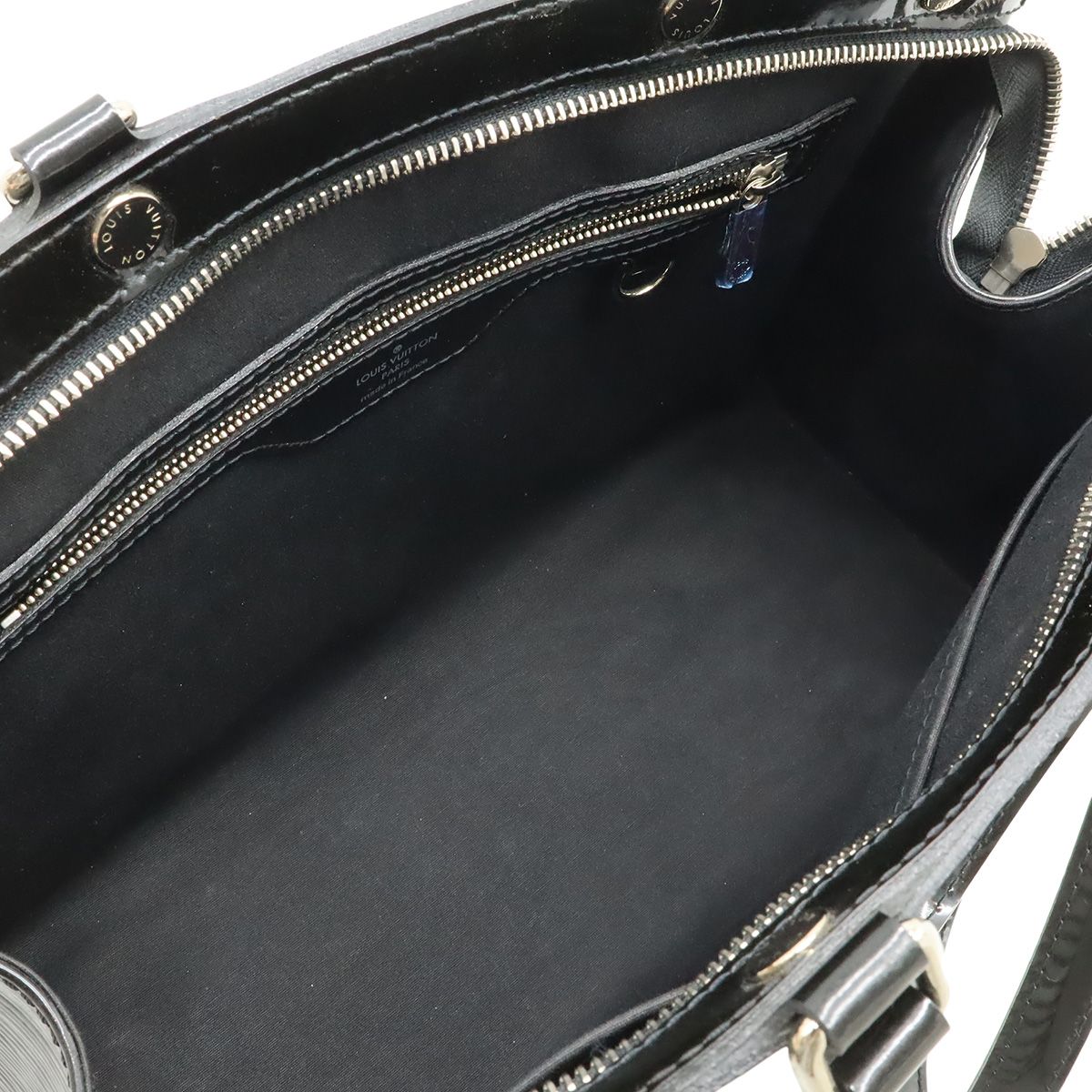 Louis Vuitton Epi Electric MM 2-Way Shoulder Bag Noir Black Silver — view 8