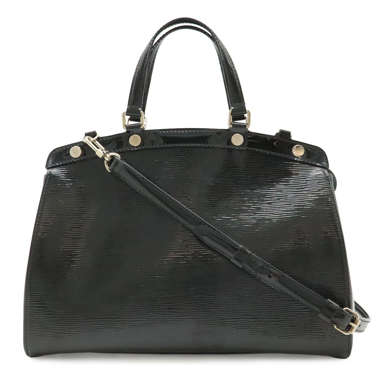 Louis Vuitton Epi Electric MM 2-Way Shoulder Bag Noir Black Silver