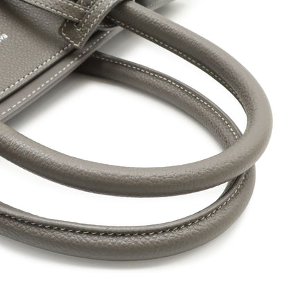 Saint Laurent Paris YSL Sac Dojour Small Handbag 2-Way Shoulder Leather Gray — view 4