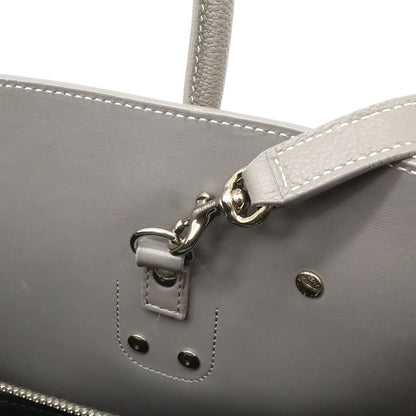 Saint Laurent Paris YSL Sac Dojour Small Handbag 2-Way Shoulder Leather Gray — view 6