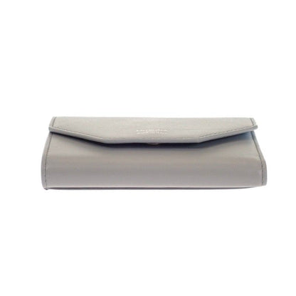 Balenciaga Envelope Mini Wallet Trifold Calf Gray Blue Silver — view 7