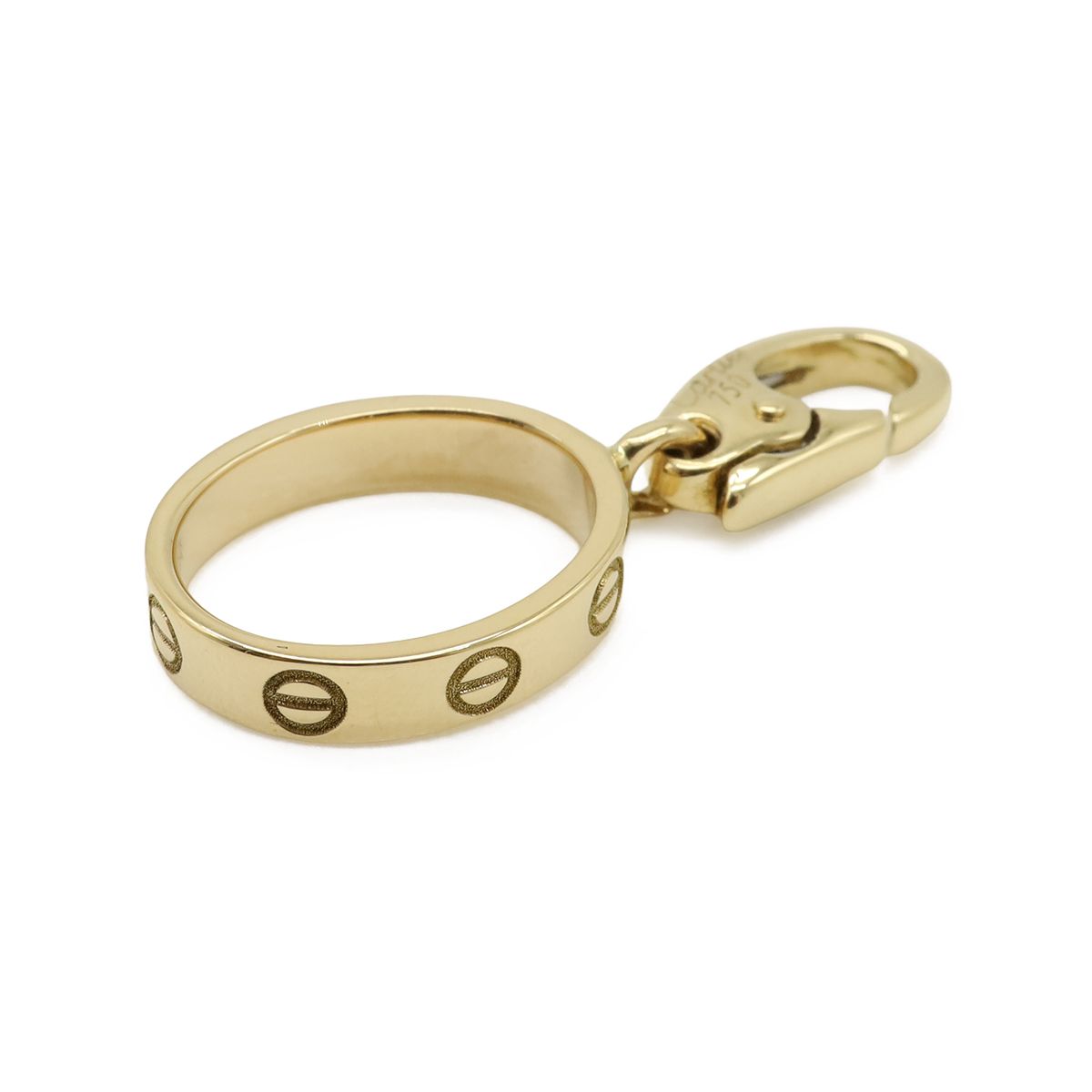 Cartier Baby Love Pendant Top Head Charm 18k Yellow Gold