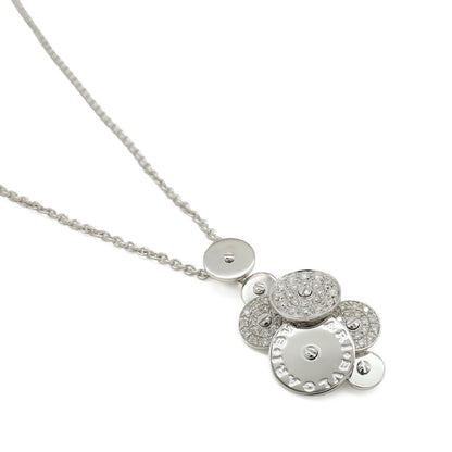 Bvlgari Chikladi Necklace Pendant 18k White Gold Diamond — view 4