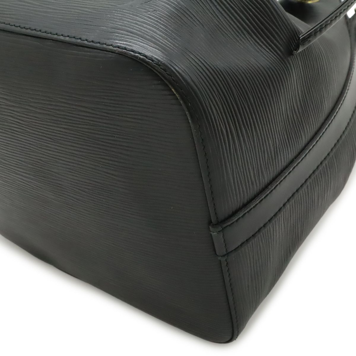 Louis Vuitton Epi Petit Noir Shoulder Bag Drawstring Black — view 3