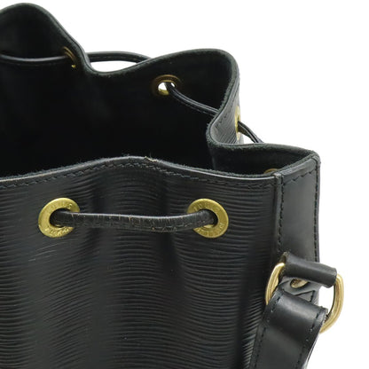 Louis Vuitton Epi Petit Noir Shoulder Bag Drawstring Black — view 7