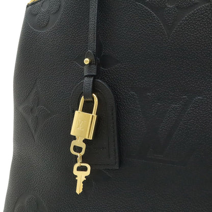 Louis Vuitton Monogram Empreinte Grand Palais MM Tote Noir Black — view 9