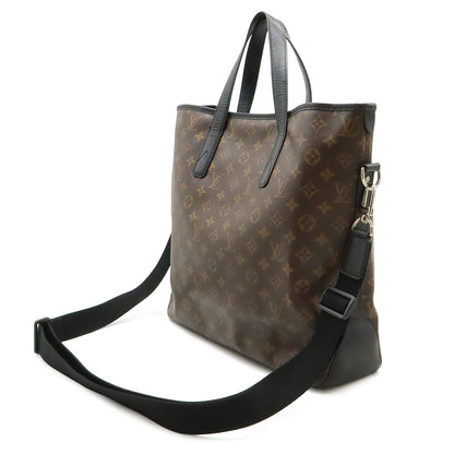 Louis Vuitton Monogram Macassar Davis Tote Large Shoulder Bag Brown — view 2