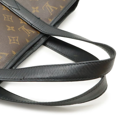 Louis Vuitton Monogram Macassar Davis Tote Large Shoulder Bag Brown — view 5