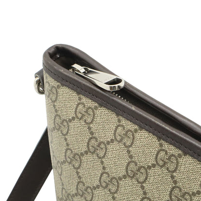 Gucci GG Supreme Tote Large 2-Way Shoulder Bag Crossbody Leather Beige Dark — view 7