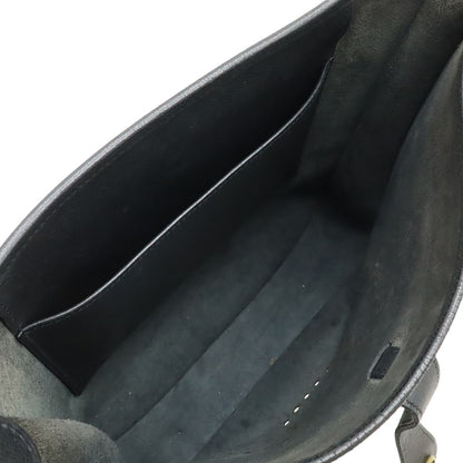 Hermes Evelyne I 1 PM Shoulder Bag Veau Epsom Black Silver — view 6