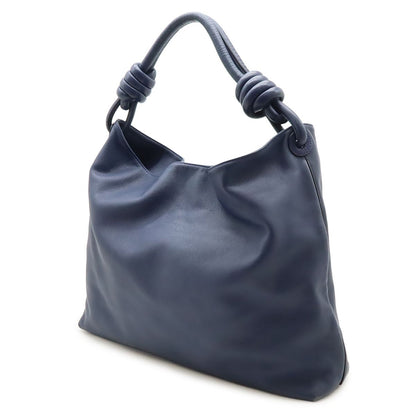 Loewe Flamenco Hobo Anagram Shoulder Bag Semi Leather Navy — view 2