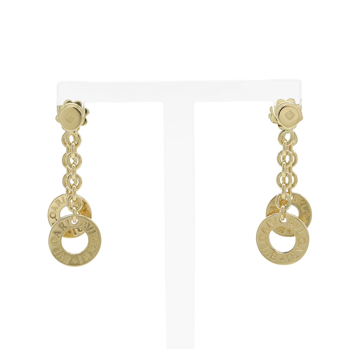 Bvlgari Earrings Swing 18k Yellow Gold