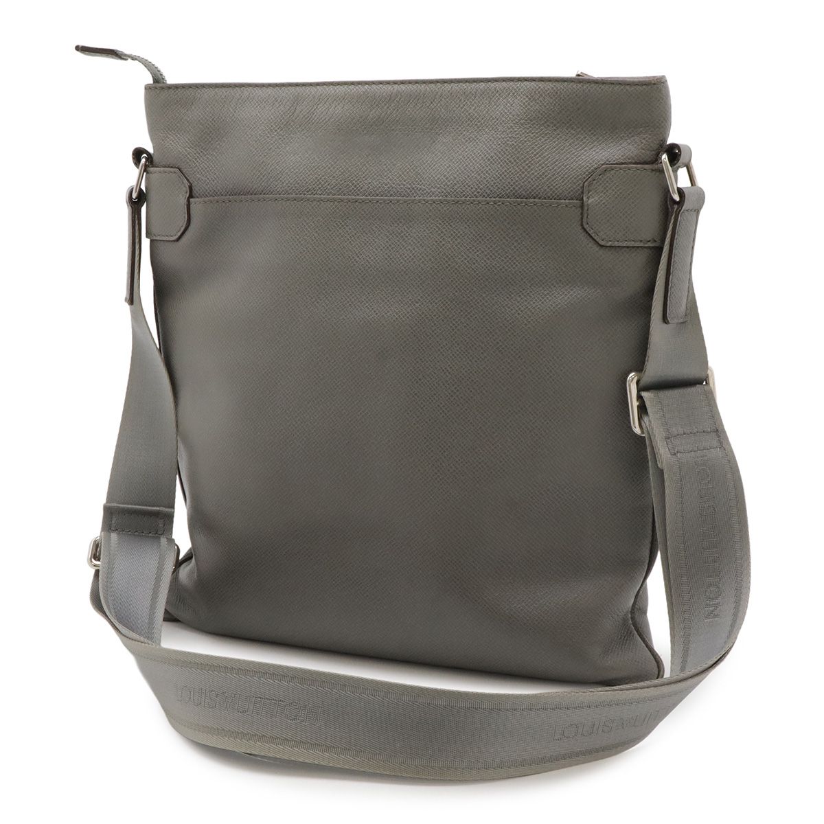 Louis Vuitton Taiga Sasha Shoulder Bag Crossbody Calf Leather Glacier Gray — view 2