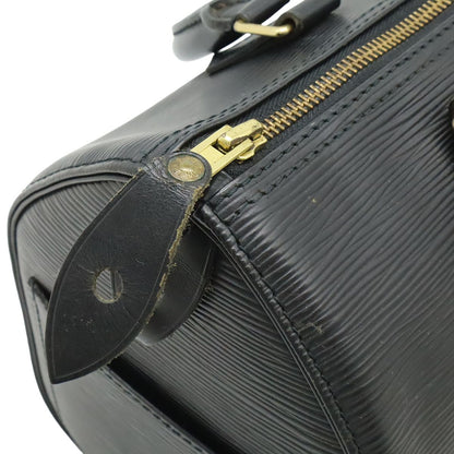 Louis Vuitton Epi Speedy 25 Mini Boston Bag Noir Black Gold — view 5