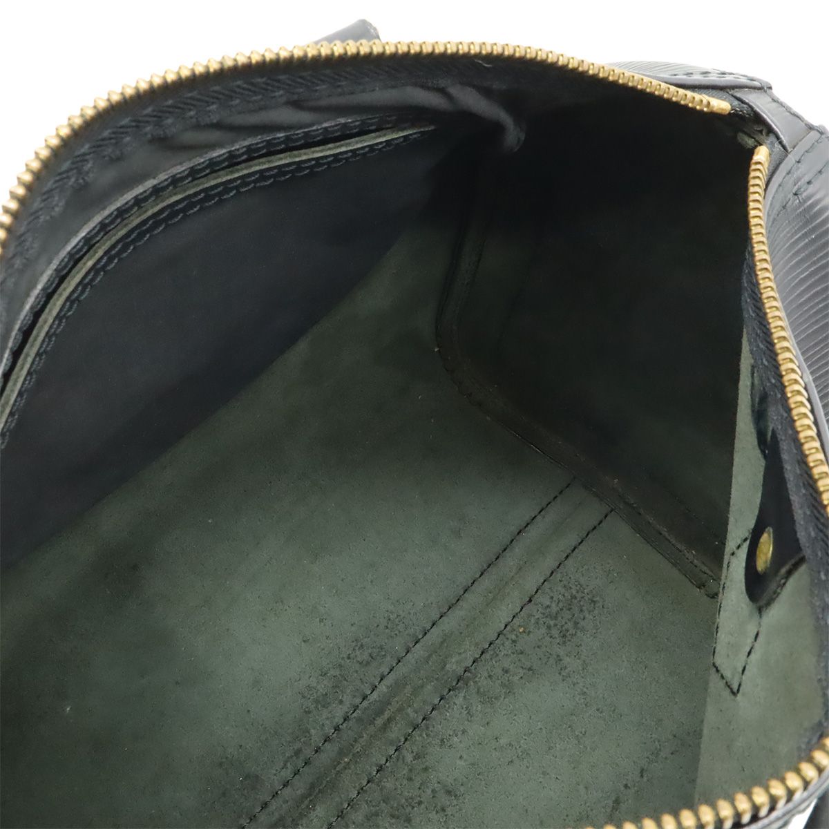 Louis Vuitton Epi Speedy 25 Mini Boston Bag Noir Black Gold — view 6