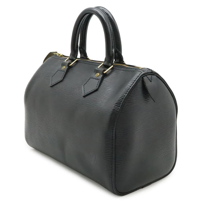 Louis Vuitton Epi Speedy 25 Mini Boston Bag Noir Black Gold — view 2