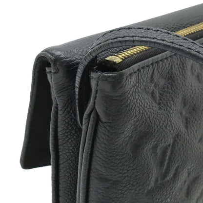 Louis Vuitton Monogram Empreinte Twice Shoulder Bag Pochette Noir Black Gold — view 4