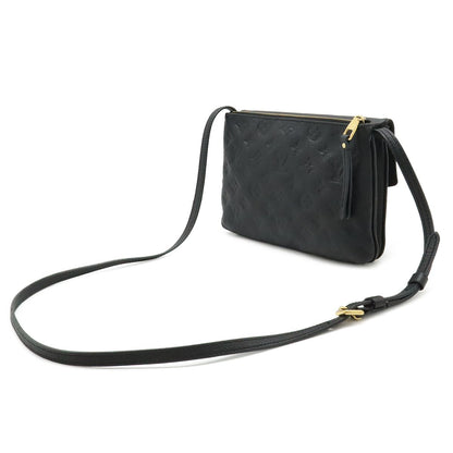 Louis Vuitton Monogram Empreinte Twice Shoulder Bag Pochette Noir Black Gold — view 2