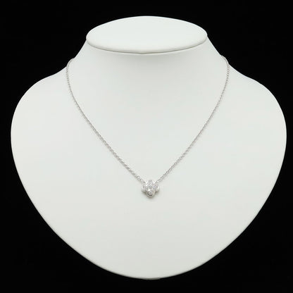 Van Cleef & Arpels Pure Alhambra Necklace Pendant 18k White Gold Diamond — view 6