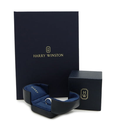 Harry Winston Traffic Accent Band Ring Platinum Wbpacrfftrf — view 7
