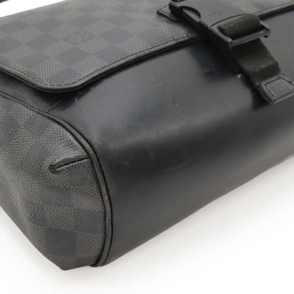 Louis Vuitton Damier Graphite Messenger PM Shoulder Bag — view 3
