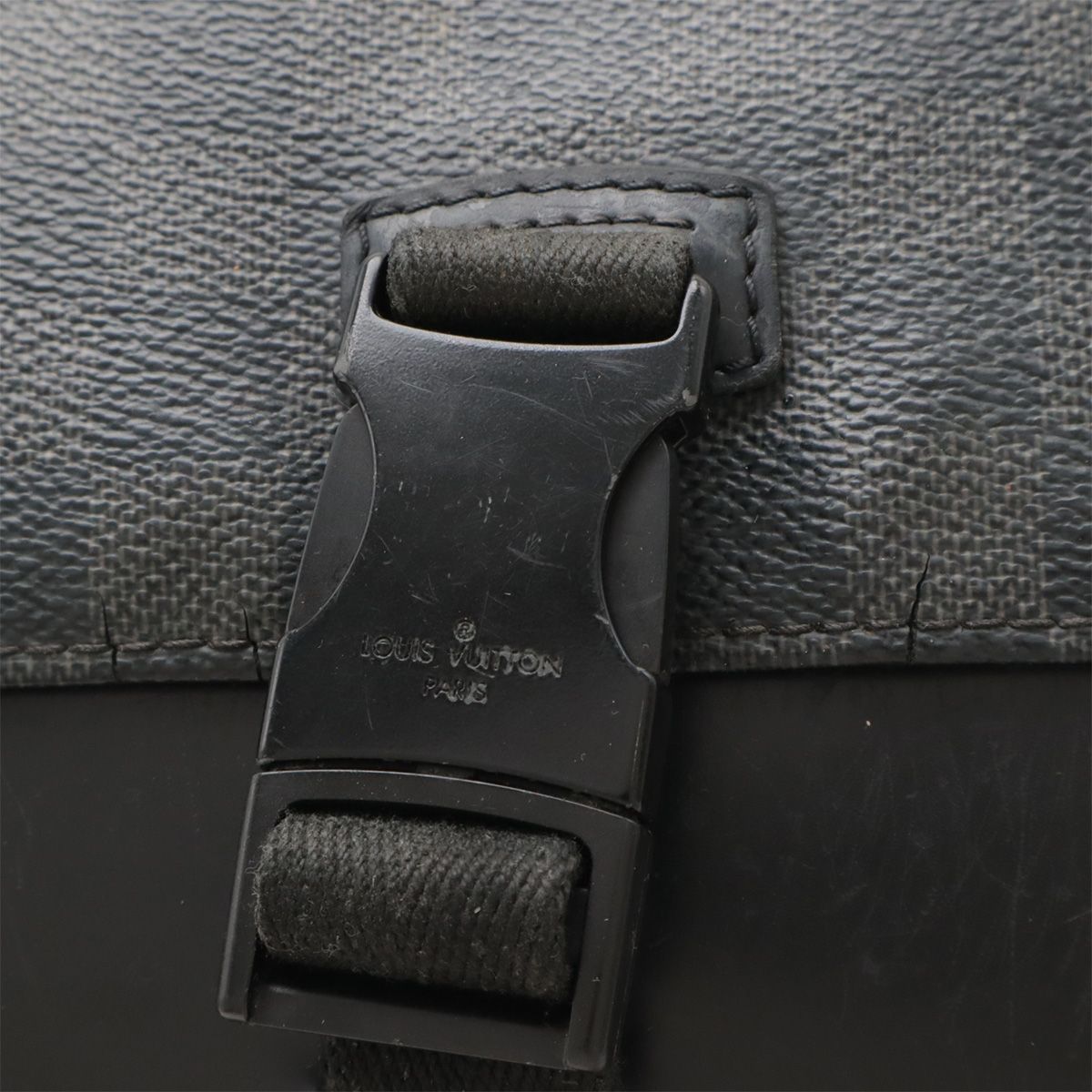 Louis Vuitton Damier Graphite Messenger PM Shoulder Bag — view 5