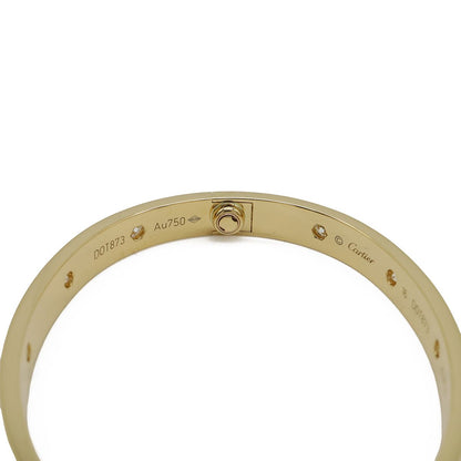 Cartier Love Bracelet Full Diamond 18k Yellow Gold 16 — view 4