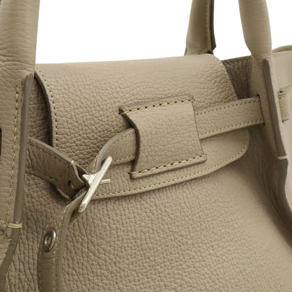 Celine Big Small 2-Way Shoulder Bag Crossbody Leather Gray Silver — view 8