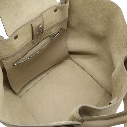 Celine Big Small 2-Way Shoulder Bag Crossbody Leather Gray Silver — view 7