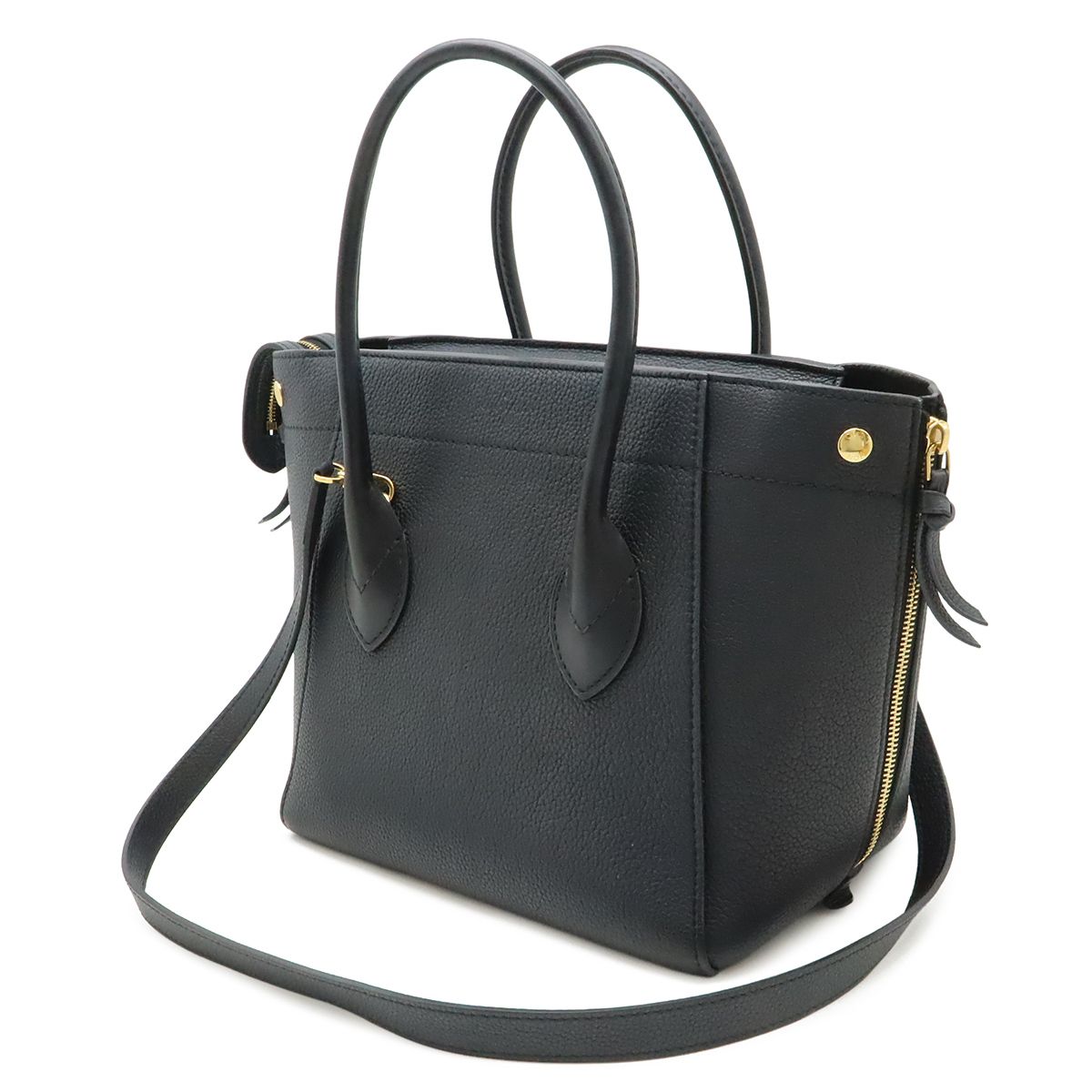 Louis Vuitton Freedom 2-Way Shoulder Bag Taurillon Leather Noir Black Gold — view 2