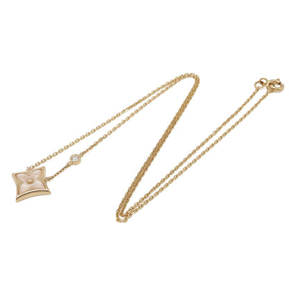 Louis Vuitton Pendant Star Blossom BB Necklace 18k Pink Gold Pearl Diamond — view 2