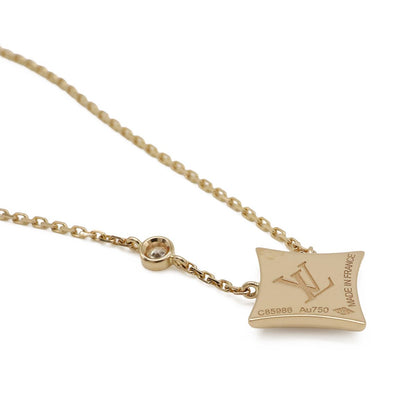 Louis Vuitton Pendant Star Blossom BB Necklace 18k Pink Gold Pearl Diamond — view 4